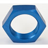 AN Bulkhead Adapter Nuts  [-12 AN, Blue] - image 2