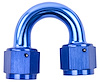 Blue -8 AN 180 degree Swivel Coupler - image 1