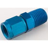 AN to NPT Straight Adapter Fitting [-4 AN Female to 1/4 in. NPT Male, Blue] - image 2