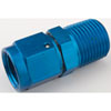 AN to NPT Straight Adapter Fitting [-6 AN Female to 3/8 in. NPT Male, Blue] - image 2