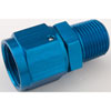 AN to NPT Straight Adapter Fitting [-8 AN Female to 3/8 in. NPT Male, Blue] - image 2