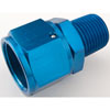 AN to NPT Straight Adapter Fitting [-12 AN Female to 1/2 in. NPT Male, Blue] - image 2