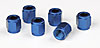 Tube Nuts, Blue Anodized Aluminum [-4 AN] - image 2