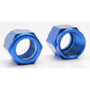 Tube Nuts, Blue Anodized Aluminum [-6 AN] - image 2