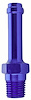 NPT to Hose Barb Fitting, Straight [3/8 in. NPT Male to 3/8 in. I.D. Hose, Blue] - image 1
