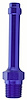 NPT to Hose Barb Fitting, Straight [1/8 in. NPT Male to 1/4 in. I.D. Hose, Blue] - image 1