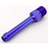 NPT to Hose Barb Fitting, Straight [1/8 in. NPT Male to 1/4 in. I.D. Hose, Blue] - image 3