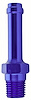 NPT to Hose Barb Fitting, Straight [1/4 in. NPT Male to 3/8 in. I.D. Hose, Blue] - image 1