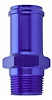 NPT to Hose Barb Fitting, Straight [3/4 in. NPT Male to 1 in. I.D. Hose, Blue] - image 1