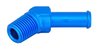 NPT to Hose Barb Fitting, 45-Degree [1/4 in. NPT Male to 3/8 in. I.D. Hose, Blue] - image 2