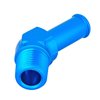 NPT to Hose Barb Fitting, 45-Degree [3/8 in. NPT Male to 1/2 in. I.D. Hose, Blue] - image 2