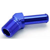 NPT to Hose Barb Fitting, 45-Degree [1/2 in. NPT Male to 5/8 in. I.D. Hose, Blue] - image 2