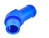 NPT to Hose Barb Fitting, 45-Degree [3/4 in. NPT Male to 1 in. I.D. Hose, Blue] - image 2