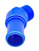NPT to Hose Barb Fitting, 45-Degree [3/4 in. NPT Male to 1 in. I.D. Hose, Blue] - image 3