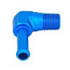 NPT to Hose Barb Fitting, 90-Degree [1/8 in. NPT Male to 1/4 in. I.D. Hose, Blue] - image 2