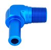 NPT to Hose Barb Fitting, 90-Degree [3/8 in. NPT Male to 1/2 in. I.D. Hose, Blue] - image 3