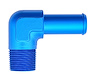 NPT to Hose Barb Fitting, 90-Degree [3/4 in. NPT Male to 3/4 in. I.D. Hose, Blue] - image 1