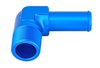 NPT to Hose Barb Fitting, 90-Degree [3/4 in. NPT Male to 3/4 in. I.D. Hose, Blue] - image 2