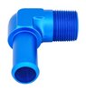 NPT to Hose Barb Fitting, 90-Degree [3/4 in. NPT Male to 3/4 in. I.D. Hose, Blue] - image 3