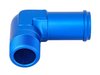 NPT to Hose Barb Fitting, 90-Degree [3/4 in. NPT Male to 1 in. I.D. Hose, Blue] - image 2
