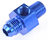 Fuel Pressure Adapter Fitting -6AN Male to 1/4" NPT - image 1