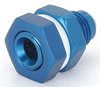 Blue High-Flow Fuel Cell Bulkhead Fitting -6AN - image 3