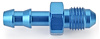 AN to Hose Barb Straight  Adapter Fitting [-4 AN Male to 1/4 in. Hose, Blue] - image 1