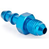 AN to Hose Barb Straight  Adapter Fitting [-4 AN Male to 1/4 in. Hose, Blue] - image 3