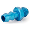 AN to Hose Barb Straight  Adapter Fitting [-6 AN Male to 3/8 in. Hose, Blue] - image 2