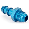 AN to Hose Barb Straight  Adapter Fitting [-6 AN Male to 3/8 in. Hose, Blue] - image 3