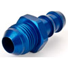 AN to Hose Barb Straight  Adapter Fitting [-8 AN Male to 1/2 in. Hose, Blue] - image 2