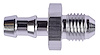 AN to Hose Barb Straight  Adapter Fitting [-4 AN Male to 1/4 in. Hose, Clear Anodized] - image 1