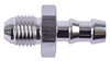 AN to Hose Barb Straight  Adapter Fitting [-4 AN Male to 1/4 in. Hose, Clear Anodized] - image 4