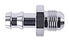 AN to Hose Barb Straight  Adapter Fitting [-8 AN Male to 1/2 in. Hose, Clear] - image 1
