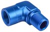 NPT to NPT Adapter Fitting, 90 degree [3/8 in. NPT Male to 3/8 in. NPT Female, Blue] - image 2