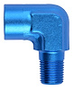 NPT to NPT Adapter Fitting, 90 degree [1/8 in. NPT Male to 1/8 in. NPT Female, Blue] - image 1