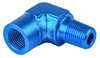 NPT to NPT Adapter Fitting, 90 degree [1/8 in. NPT Male to 1/8 in. NPT Female, Blue] - image 2