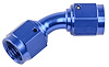 Blue -6 AN 45 degree Swivel Coupler - image 1