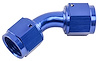 Blue -8AN 45 degree Swivel Coupler - image 1