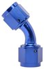 Blue -8AN 45 degree Swivel Coupler - image 2