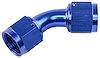 Blue -10 AN 45 degree Swivel Coupler - image 1