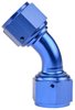 Blue -12 AN 45 degree Swivel Coupler - image 2