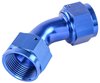 Blue -16 AN 45 degree Swivel Coupler - image 3