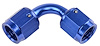 Blue -4 AN 90 degree Swivel Coupler - image 1