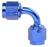 Blue -4 AN 90 degree Swivel Coupler - image 2