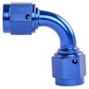 Blue -6 AN 90 degree Swivel Coupler - image 2