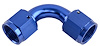 Blue -8AN 90 degree Swivel Coupler - image 1