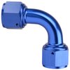 Blue -12 AN 90 degree Swivel Coupler - image 2