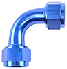 Blue -16 AN 90 degree Swivel Coupler - image 1
