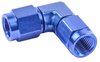 Blue -3 AN 90 degree Swivel Coupler Low Profile - image 3